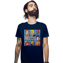 Load image into Gallery viewer, Shirts Fitted Shirts, Mens / Small / Navy The Eternia Bunch