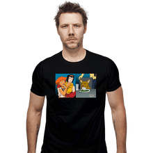 Load image into Gallery viewer, Secret_Shirts Fitted Shirts, Mens / Small / Black Yelling At Ein