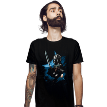 Load image into Gallery viewer, Daily_Deal_Shirts Fitted Shirts, Mens / Small / Black Galactic Clan