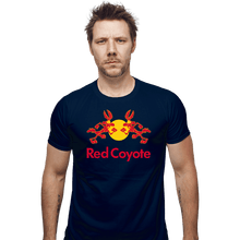 Load image into Gallery viewer, Daily_Deal_Shirts Fitted Shirts, Mens / Small / Navy Red Coyote