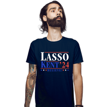 Load image into Gallery viewer, Secret_Shirts Fitted Shirts, Mens / Small / Navy Lasso Kent 24