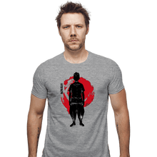 Load image into Gallery viewer, Shirts Fitted Shirts, Mens / Small / Sports Grey Crimson takemichi