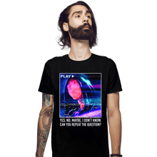Load image into Gallery viewer, Secret_Shirts Fitted Shirts, Mens / Small / Black Can You Repeat The Question