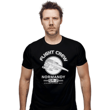 Load image into Gallery viewer, Shirts Fitted Shirts, Mens / Small / Black Normandy Flight Crew