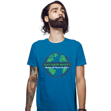 Load image into Gallery viewer, Shirts Fitted Shirts, Mens / Small / Sapphire Around The Globe