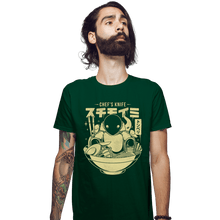 Load image into Gallery viewer, Shirts Fitted Shirts, Mens / Small / Irish Green Chef's Knife Ramen
