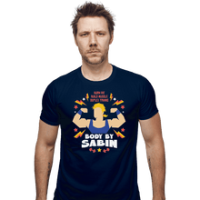 Load image into Gallery viewer, Shirts Fitted Shirts, Mens / Small / Navy Body By Sabin