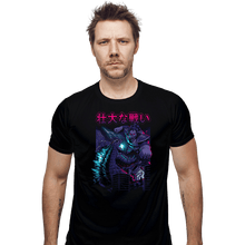 Load image into Gallery viewer, Secret_Shirts Fitted Shirts, Mens / Small / Black Epic Kaiju Battle