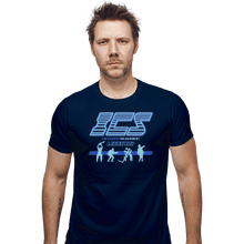 Load image into Gallery viewer, Shirts Fitted Shirts, Mens / Small / Navy Running Man ICS Legends