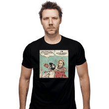 Load image into Gallery viewer, Shirts Fitted Shirts, Mens / Small / Black I'm Captain Marvel!