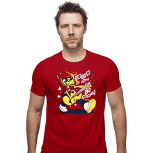 Load image into Gallery viewer, Secret_Shirts Fitted Shirts, Mens / Small / Red Jammer Lammy