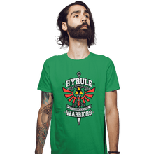 Load image into Gallery viewer, Shirts Fitted Shirts, Mens / Small / Irish Green Hyrule Warriors