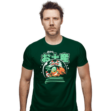 Load image into Gallery viewer, Shirts Fitted Shirts, Mens / Small / Irish Green JRPG Souvenir Fantasy