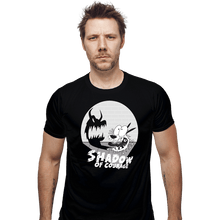 Load image into Gallery viewer, Shirts Fitted Shirts, Mens / Small / Black The Shadow of Courage