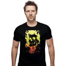 Load image into Gallery viewer, Shirts Fitted Shirts, Mens / Small / Black Riding Ghost
