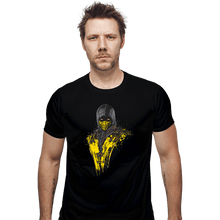 Load image into Gallery viewer, Shirts Fitted Shirts, Mens / Small / Black Mortal Fire