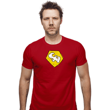 Load image into Gallery viewer, Secret_Shirts Fitted Shirts, Mens / Small / Red Dove Of Peace