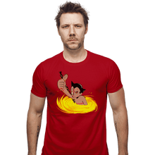 Load image into Gallery viewer, Shirts Fitted Shirts, Mens / Small / Red Terminator Boy