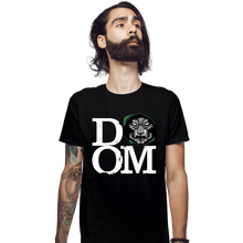 Load image into Gallery viewer, Shirts Fitted Shirts, Mens / Small / Black Love Doom