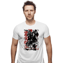 Load image into Gallery viewer, Daily_Deal_Shirts Fitted Shirts, Mens / Small / White Ronin Boba