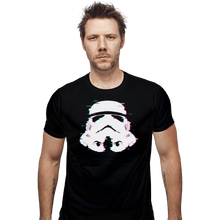 Load image into Gallery viewer, Shirts Fitted Shirts, Mens / Small / Black Ddjvigo's Glitch Trooper
