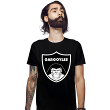 Load image into Gallery viewer, Secret_Shirts Fitted Shirts, Mens / Small / Black Gargoyles Raid