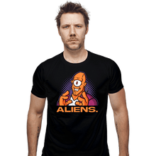 Load image into Gallery viewer, Secret_Shirts Fitted Shirts, Mens / Small / Black Because Me