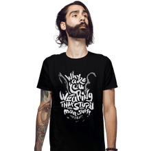 Load image into Gallery viewer, Shirts Fitted Shirts, Mens / Small / Black Man Suit