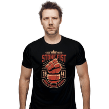 Load image into Gallery viewer, Shirts Fitted Shirts, Mens / Small / Black Stone Fist Boxing
