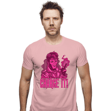 Load image into Gallery viewer, Daily_Deal_Shirts Fitted Shirts, Mens / Small / Pink Charge It!