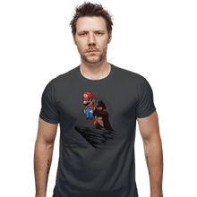 Load image into Gallery viewer, Shirts Fitted Shirts, Mens / Small / Charcoal Gaming King