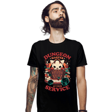 Load image into Gallery viewer, Daily_Deal_Shirts Fitted Shirts, Mens / Small / Black Dungeon Master's Call