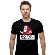 Load image into Gallery viewer, Daily_Deal_Shirts Fitted Shirts, Mens / Small / Black Ho You Gonna