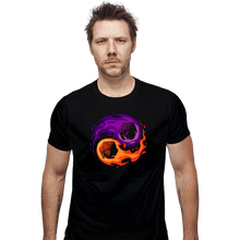 Load image into Gallery viewer, Secret_Shirts Fitted Shirts, Mens / Small / Black Balance Dice