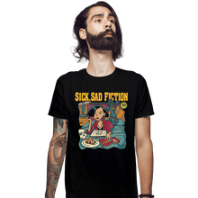 Load image into Gallery viewer, Shirts Fitted Shirts, Mens / Small / Black Sick Sad Fiction

