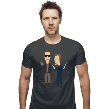 Load image into Gallery viewer, Shirts Fitted Shirts, Mens / Small / Charcoal T800 and T1000