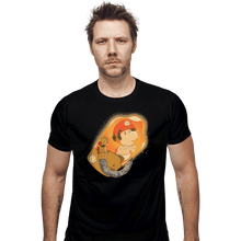 Load image into Gallery viewer, Shirts Fitted Shirts, Mens / Small / Black Mario Stranding