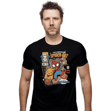 Load image into Gallery viewer, Shirts Fitted Shirts, Mens / Small / Black Spider-Cat