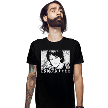 Load image into Gallery viewer, Shirts Fitted Shirts, Mens / Small / Black Enigma