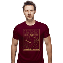 Load image into Gallery viewer, Secret_Shirts Fitted Shirts, Mens / Small / Maroon Disk System