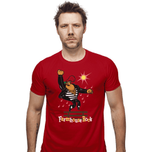Load image into Gallery viewer, Shirts Fitted Shirts, Mens / Small / Red Farmhouse Rock
