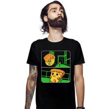 Load image into Gallery viewer, Secret_Shirts Fitted Shirts, Mens / Small / Black Slice Runner