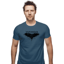 Load image into Gallery viewer, Shirts Fitted Shirts, Mens / Small / Indigo Blue Valar Morghulis