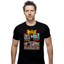 Load image into Gallery viewer, Shirts Fitted Shirts, Mens / Small / Black The Rock Fighter