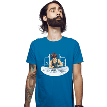 Load image into Gallery viewer, Shirts Fitted Shirts, Mens / Small / Sapphire Robot Builder
