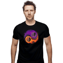 Load image into Gallery viewer, Shirts Fitted Shirts, Mens / Small / Black Balance Game