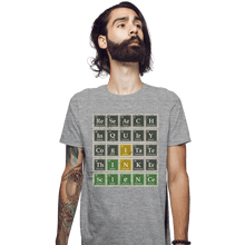Load image into Gallery viewer, Daily_Deal_Shirts Fitted Shirts, Mens / Small / Sports Grey Science Wordle

