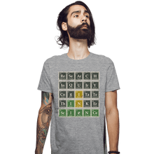 Load image into Gallery viewer, Daily_Deal_Shirts Fitted Shirts, Mens / Small / Sports Grey Science Wordle