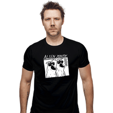 Load image into Gallery viewer, Daily_Deal_Shirts Fitted Shirts, Mens / Small / Black Alien Youth