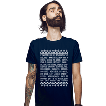 Load image into Gallery viewer, Shirts Fitted Shirts, Mens / Small / Navy Clark Tirade